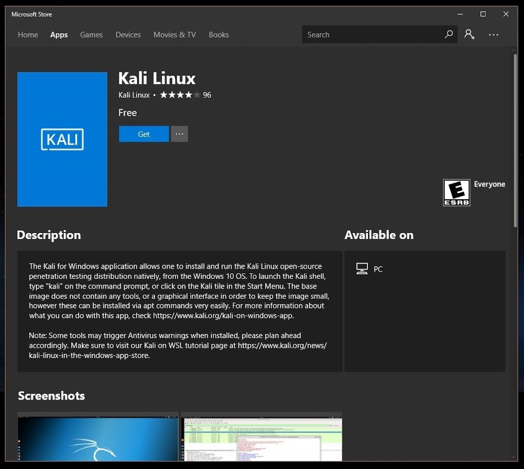 تشغيل Kali Linux